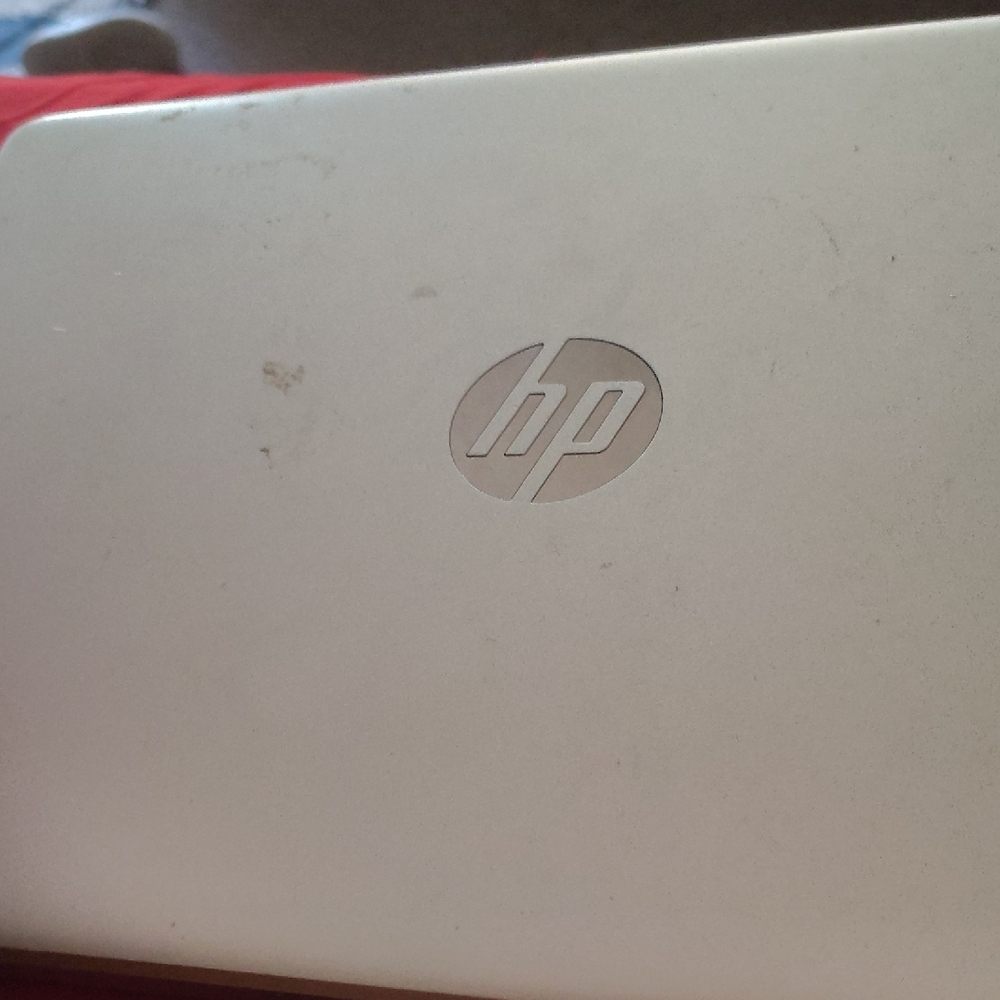 HP Sleek Silver Laptop